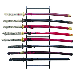 United Cutlery 8 Sword Wall Stand Black knives UC1060