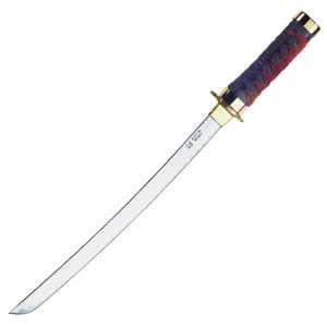 United Cutlery Braided Lthr-samurai-wakizashi knives 1191WKNB