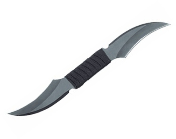 United Cutlery Blk.dbl Bladed Thrower knives UC1257