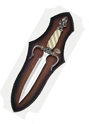 United Cutlery Lancelots Knife Blk Ivory Gri knives UC1305