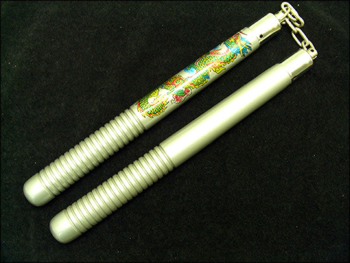 United Cutlery Silver Dragon Nunchaku knives XL137