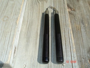 Tomahawk XL0234 Ball Bearing Nunchaku Black Hardwood XL234