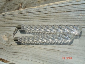 United Cutlery 12 Acrylic Nuncaku knives XL337