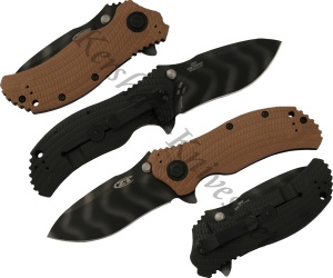 Zero Tolerance 0302 Brown Handle Folding Knife