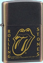 Zippo Rolling Stones Mocha lights 20889