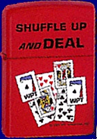 Zippo Wpt Shuffle Up & Deal Rd Matt lights 20985