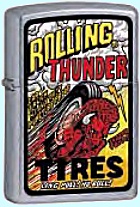 Zippo Rolling Thunder Street Chr lights 21013