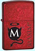 Zippo Black Devil Maxim Candy App lights 21083