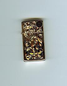 Zippo Hp Rose Gold, Western Floral lights 1661RG