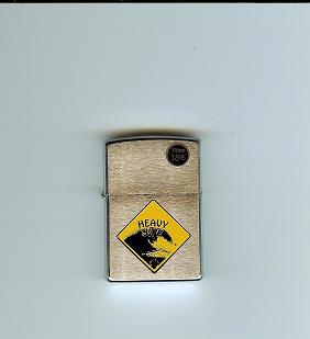 Zippo brushed chrome heavy surf lighter (200AR639)