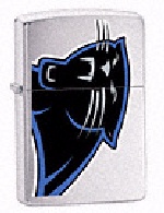 Zippo Brushed Chrome Carolina Panthers lighter 200NFL669