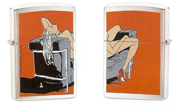 Zippo Brshd Chrome, Babe In Chair lights 200SEL601