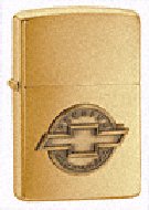 Zippo Lighter with Chevy Emblem 204BCH 288 204BCH288