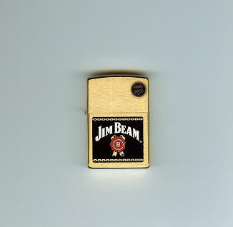 Zippo Br Brss Jm Beam Chain Link lights 204BJB316