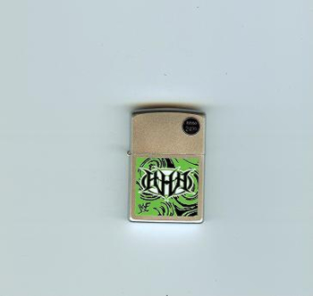 Zippo Triple H Logo Lighter 205WWF710 Satin Chrome