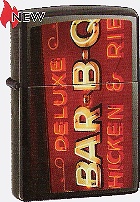 Zippo Home Cooking Black Ice lights 20616