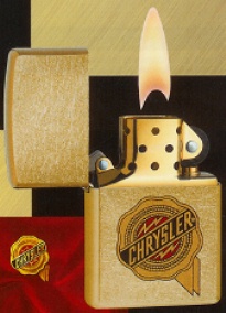Zippo Sturdy Chrysler Logo Dust Lighter 20754