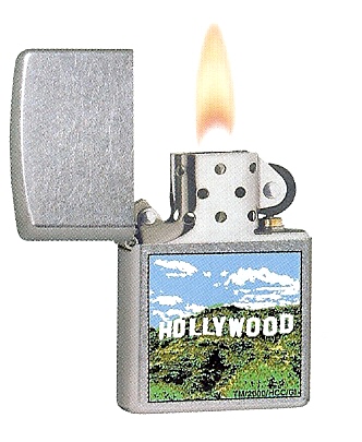 Zippo Street Chrm, Hollywood Hills lights 207HW102