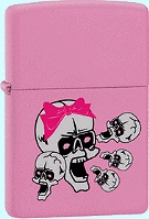 Zippo Pms Pink Matte lights 20841