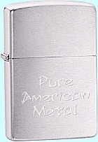 Zippo Pure American Metal lights 20857