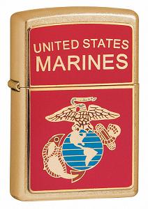 Zippo Marine Crest Emblem lights 20875
