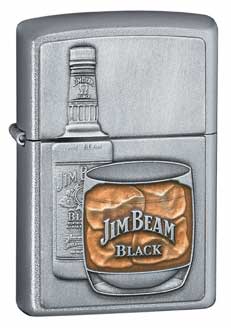 Zippo Windproof Jim Beam Lighter021111Chrome