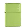 Zippo Lemon Lime Zippo Logo lights 21122L