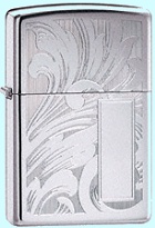 Zippo Scroll Design V Panel lighter (model 21138)