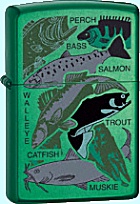 Zippo Cool Kiwi Go Fish Lighter 21194