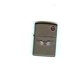 Zippo Black Matte, Army Wings lights 218AW