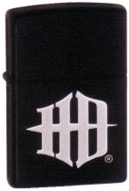 Zippo H-d Letters,blk Matte lights 218HDH254
