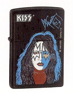 Zippo Black Matte, Ace Frehley lights 218KS600