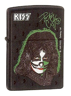 Zippo Black Matte, Peter Criss lights 218KS601