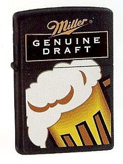 Miller Genuine Draft Zippo Lighter (Model 218MB398)