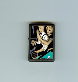 Zippo Man Woman Billiard Pool Romantic Lighter Z218SEL590