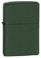 Zippo Green Matte lights 221