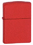 Z233 Red Matte Windproof Lighter Lifetime Guarantee