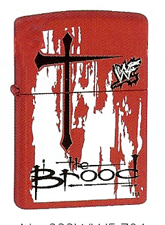 Zippo Red Matte The Brood lights 233WWF704