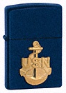 Zippo Navy Anchor Matte lights 239ANC