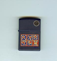 Zippo Navy Matte, Haring Dancers lights 239SEL596