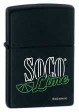 Zippo Southern Comfort Lime 24099 Matte Black