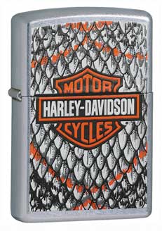 Harley Davidson Snake Skin Zippo - 21467 24167