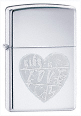 Zippo “For The Love Of Chrome” Lighter (Model 24198)