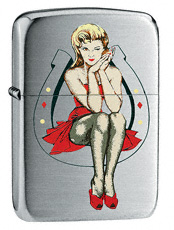 Zippo 1941 Replica Lucky Horseshoe Lighter 24202