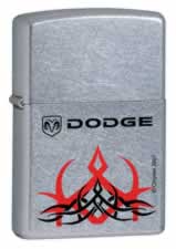 Zippo Dodge Tribal Lighter Street Chrome Finish 24269