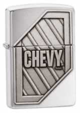 Zippo Chevy Bars Emblem lights 24272