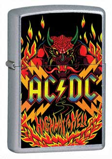 Zippo Ac- Dc Highway To Hell lights 24280