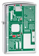 Zippo (circuit Board High Poli Chro lights 24329