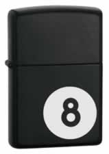 Zippo 8 Ball Licorice LighterZ24331 Personalisable