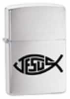 The Zippo 24333 Jesus Fish lighter